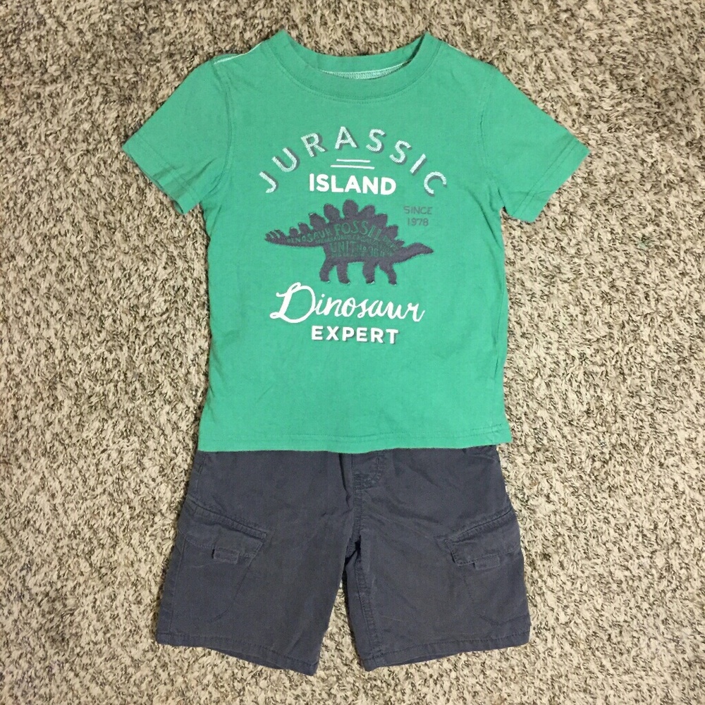 4T Boys 🌋 Dinosaur Outfit